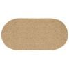 vidaXL Tapis ZIZUR Marron 200 x 100 cm Polypropyl&egrave;ne