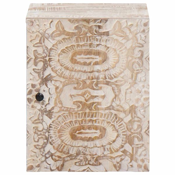 vidaXL Cabinet de Salle de Bain Suspendu Blanc 38 x 33,5 x 48 cm