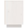 vidaXL Tables de chevet 2 pcs Blanc 50x34x50 cm Bois de pin massif