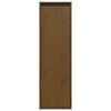 vidaXL Armoires murales 2 pcs Marron miel 30x30x100 cm Pin massif