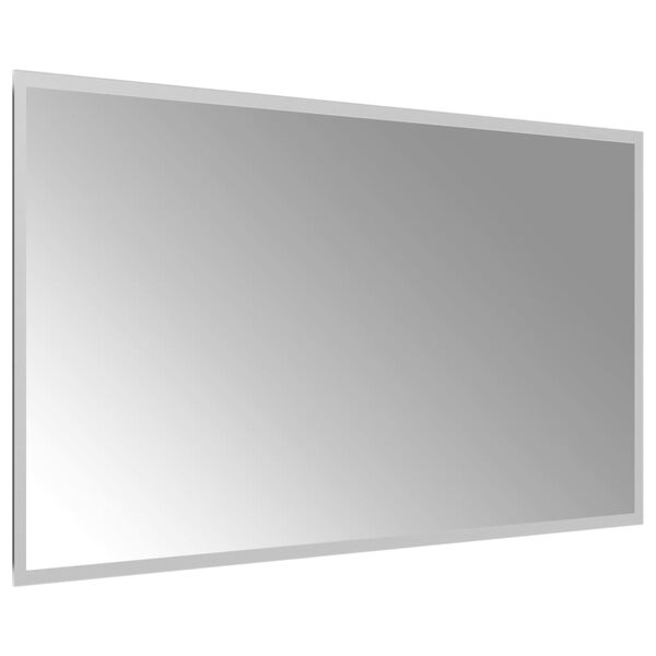 vidaXL Miroir de salle de bain &agrave; LED 90x50 cm