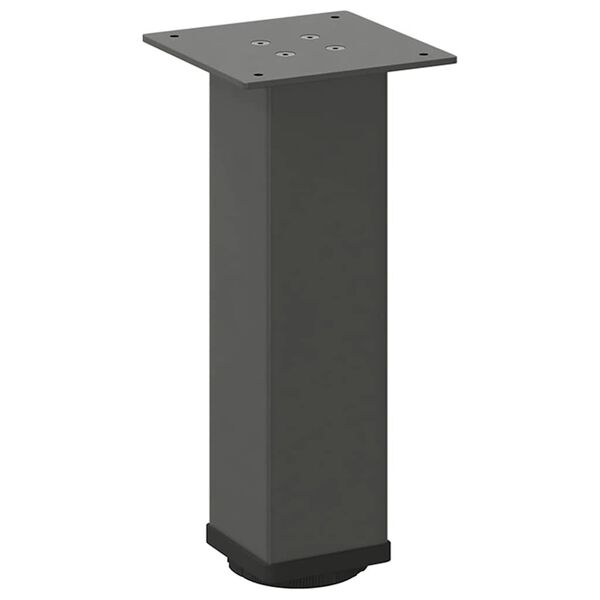 vidaXL Pieds de table basse 4 pi&egrave;ces Anthracite 30-32 cm Acier