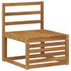 vidaXL Ensembles de canap&eacute;s 3 pcs Naturel Bois d'Acacia Massif