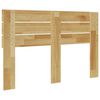 vidaXL T&ecirc;te de lit 120 cm en bois massif de ch&ecirc;ne