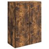 vidaXL Armoire Murale 66 x 34,5 x 90 cm Bois d'ing&eacute;nierie Ch&ecirc;ne fum&eacute;