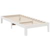 vidaXL Cadre de lit sans matelas blanc 80x200 cm bois massif de pin