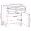 vidaXL Cabinet de chevet Noyer 50 x 33 x 60 cm Bois d'acacia massif