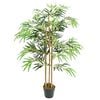vidaXL Bambou artificiel 730 feuilles 120 cm vert