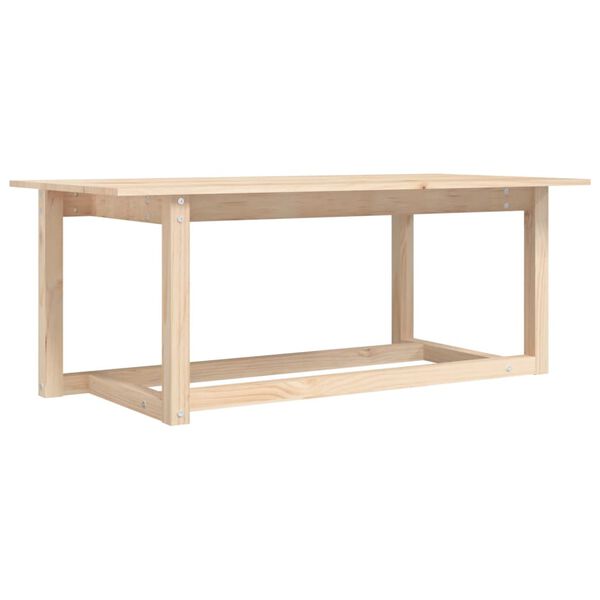 vidaXL Table basse 110x55x45 cm Bois massif de pin