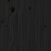 vidaXL Salon de jardin 5 pcs noir bois massif de pin