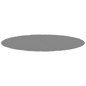vidaXL Tapis de piscine &Oslash; 244 cm (1 mm) Tissu non tiss&eacute; Gris clair
