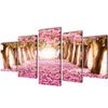 vidaXL Set de toiles murales imprim&eacute;es Cerisiers en fleurs 100 x 50 cm