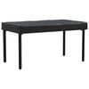 vidaXL Housse de Table Uni Noir 142 x 82 x 15 cm tissu