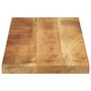 vidaXL Dessus de table rectangulaire bois massif de manguier brut