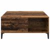 vidaXL Table basse Bois Ancien 80 x 80 x 36,5 cm Bois d'ing&eacute;nierie