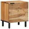 vidaXL Table de chevet 40x33x46 cm en bois massif d'acacia
