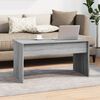 vidaXL Table basse Sonoma gris 102x50,5x52,5 cm Bois d'ing&eacute;nierie