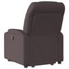 vidaXL Fauteuil inclinable marron fonc&eacute; tissu