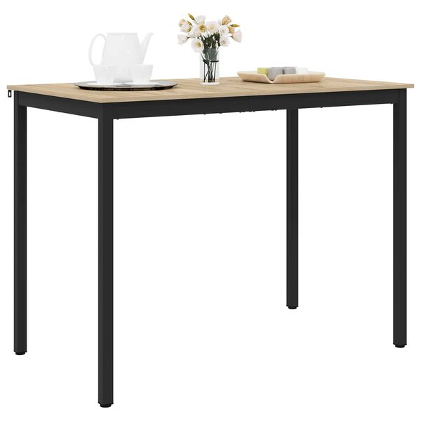 vidaXL Table de bar debout Bois d'ing&eacute;nierie