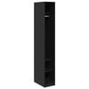 vidaXL Armoire Ch&ecirc;ne noir 50 x 30 x 200 cm Bois d'ing&eacute;nierie