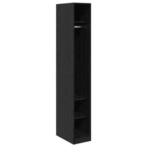 vidaXL Armoire Ch&ecirc;ne noir 30 x 50 x 200 cm Bois d'ing&eacute;nierie
