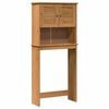 vidaXL Cabinet pour lave-linge avec &eacute;tag&egrave;re VIGO Marron et Marron Miel