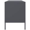 vidaXL Meuble TV anthracite 100,5x39x50,5 cm acier