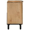 vidaXL Armoire lavabo de salle de bain marron bois massif de manguier