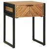 vidaXL Cabinet de chevet Marron 40 x 35 x 50 cm Bois d'acacia massif