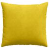 vidaXL Coussins de canapé 2 pcs Jaune 45 x 45 cm