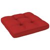 vidaXL Pouf palette de jardin marron miel bois de pin impr&eacute;gn&eacute;