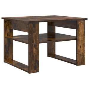 vidaXL Table basse Ch&ecirc;ne fum&eacute; 64 x 54 x 44 cm Bois d'ing&eacute;nierie