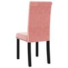 vidaXL Chaises &agrave; manger lot de 2 rose velours