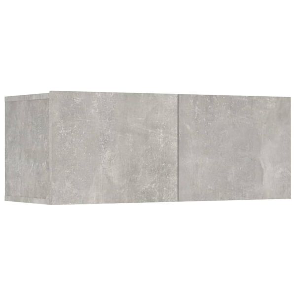 vidaXL Ensemble de meubles TV 6 pcs Gris b&eacute;ton Bois d'ing&eacute;nierie
