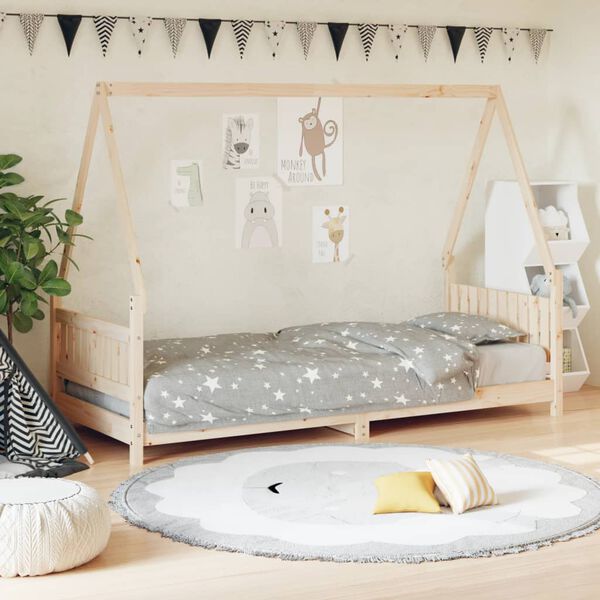 vidaXL Cadre de lit pour enfants 80x200 cm bois de pin massif