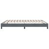 vidaXL Cadre de lit sans matelas gris fonc&eacute; 180x210 cm velours