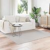 vidaXL Tapis de surface Carr&eacute; PALMERAS Cr&egrave;me 120 x 120 cm Polyester