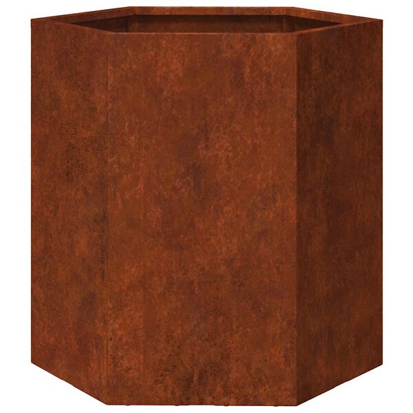vidaXL Jardini&egrave;re Rouill&eacute; 40x40x45 cm Acier corten