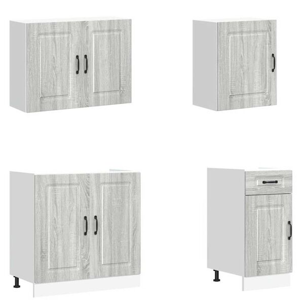 vidaXL Ensemble d'armoires de cuisine 7 pcs Kalmar bois d'ingénierie