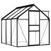 vidaXL Serre Anthracite Aluminium 3,61 m&sup2;