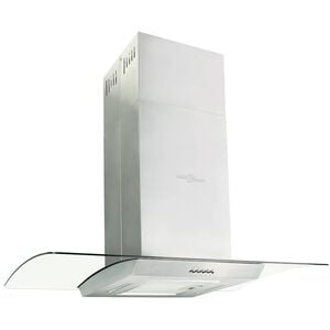 vidaXL Hotte &icirc;lot 90 cm Acier inoxydable 756 m&sup3;/h LED