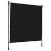 vidaXL Store Roulant Ext&eacute;rieur Noir 200 x 270 cm