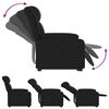 vidaXL Fauteuil inclinable Noir Similicuir