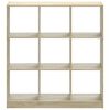 vidaXL Bibliothèque chêne sonoma 102x32x108 cm bois d'ingénierie