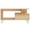 vidaXL Table basse Ch&ecirc;ne sonoma 90x49x45 cm Bois d'ing&eacute;nierie