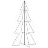 vidaXL Arbre de No&euml;l c&ocirc;ne 360 LED d'int&eacute;rieur/d'ext&eacute;rieur 143x250 cm