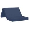 vidaXL Canap&eacute;-lit pliable 80 x 67 x 45 cm Bleu
