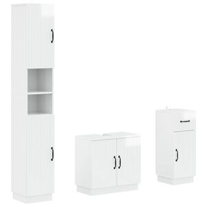vidaXL Ensemble de meuble de salle de bain 3 pi&egrave;ces HOORN