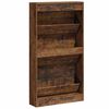 vidaXL Armoire &agrave; chaussures Ch&ecirc;ne fum&eacute; 59x17x108 cm Bois d'ing&eacute;nierie