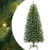 vidaXL Sapin de No&euml;l artificiel avec 150 LED Vert 120 cm PE et PVC